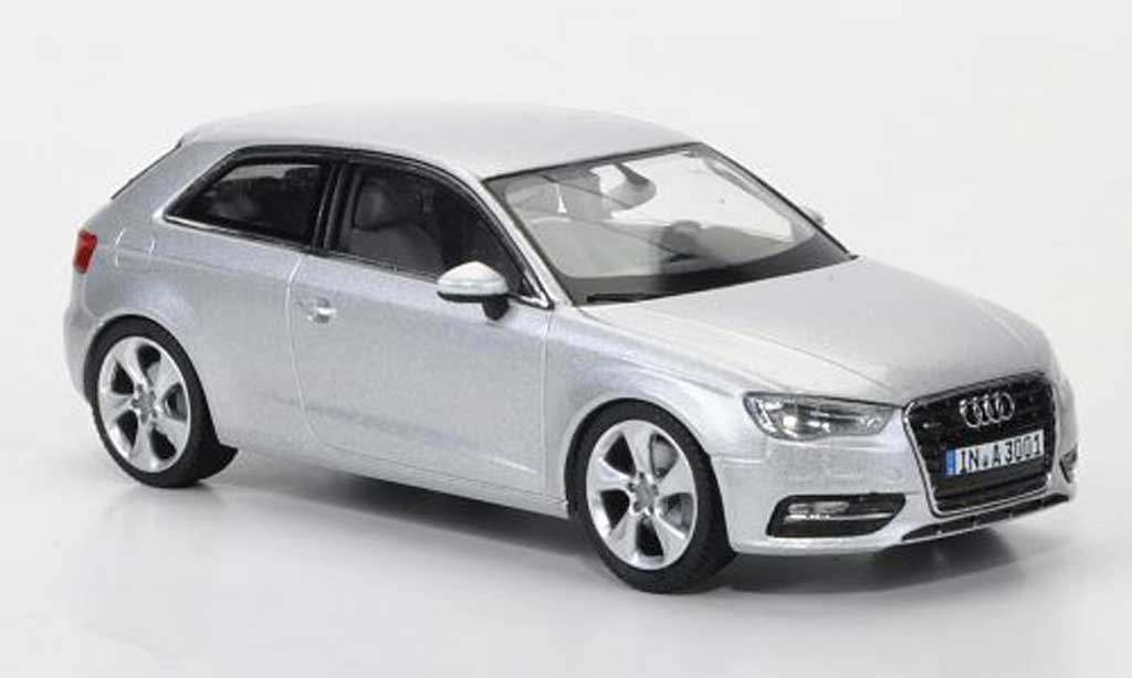 Audi A3 1/43 Schuco grigio 2012 modellino in miniatura