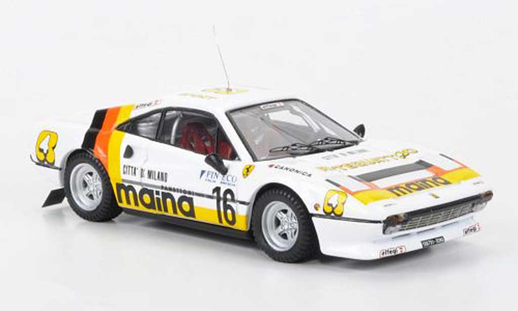 Ferrari 308 GTB 1/43 Best GTB No.16 Maina Rally dei Laghi 1984 modellino in miniatura
