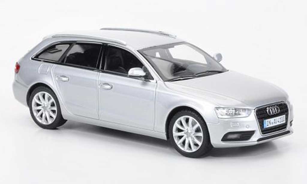 Audi A4 Avant 1/43 Minichamps Avant grigio 2012 modellino in miniatura
