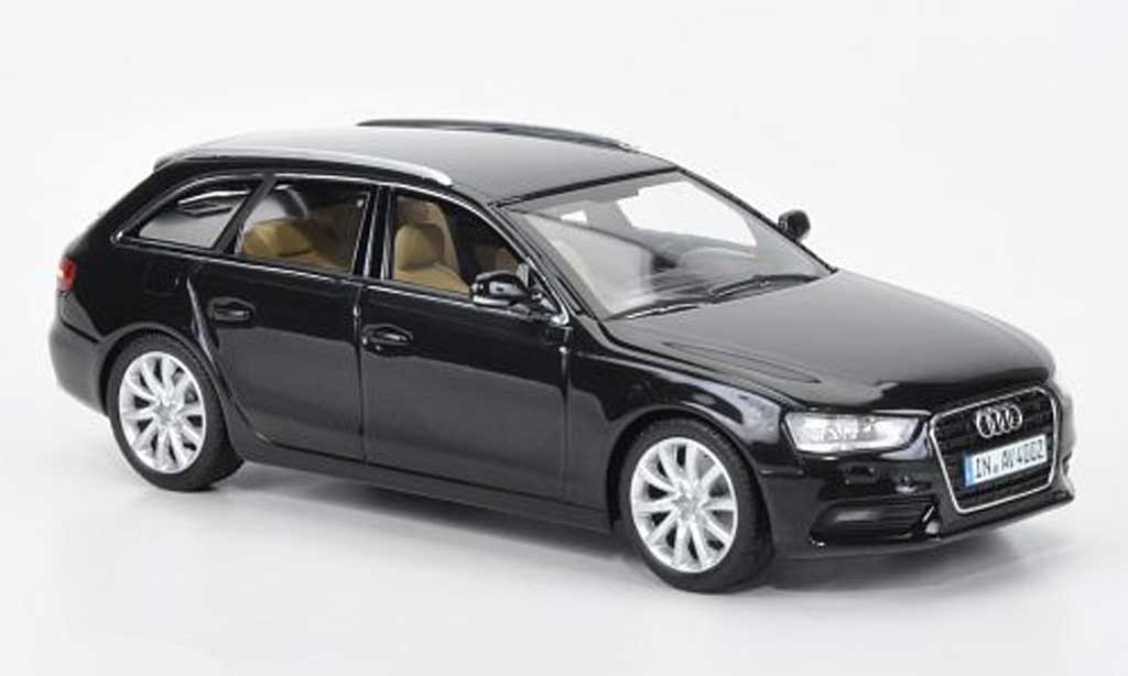Audi A4 Avant 1/43 Minichamps Avant nero 2012 modellino in miniatura