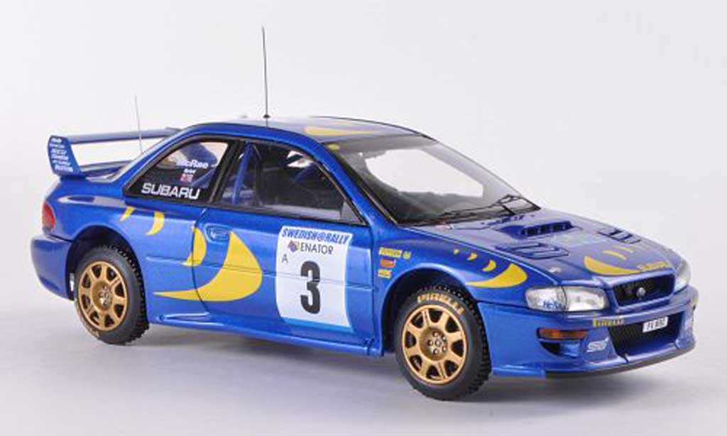 Subaru Impreza WRC 1/43 HPI WRC 97 No.3 C.McRae / N.Grist Rally Schweden 1997 modellino in miniatura
