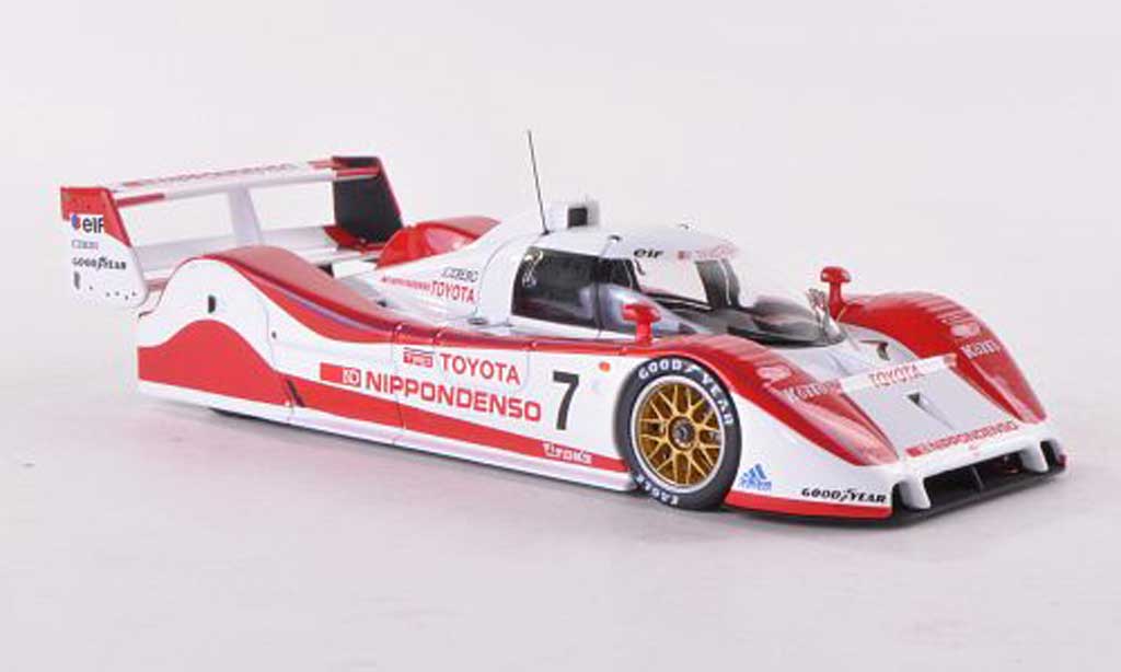 Toyota TS010 1/43 HPI No.7 Team Tom's Nippondenso SWC 1992 G.Lees/H.Ogawa modellino in miniatura