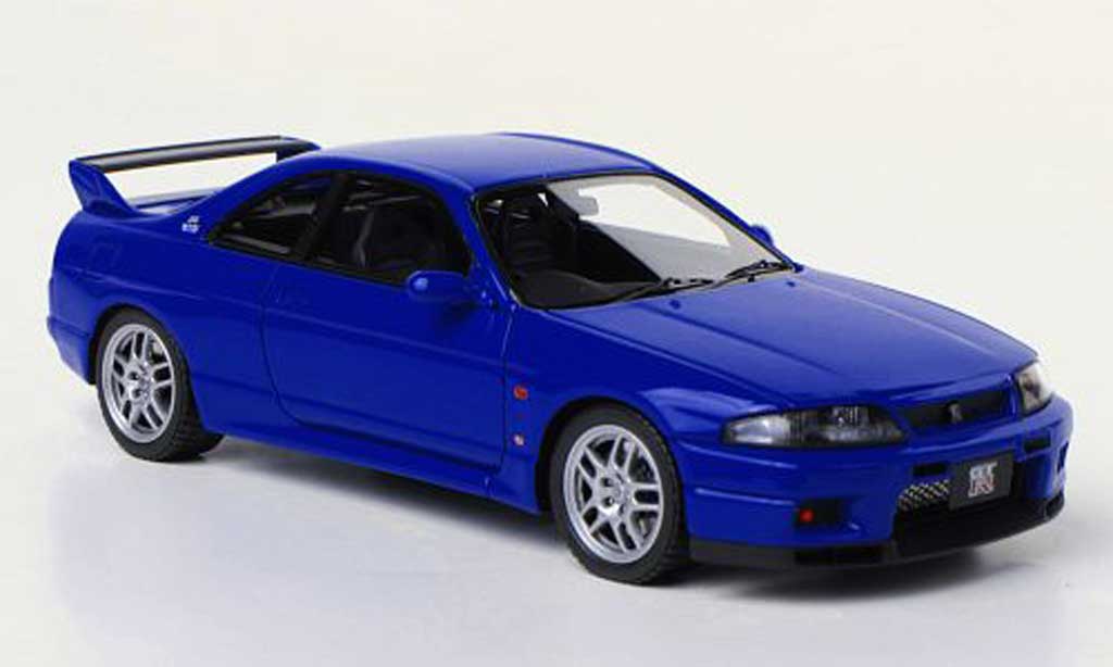 Nissan Skyline R33 1/43 HPI R33 GT-R V-Spec LM Limited (R33) blu RHD modellino in miniatura