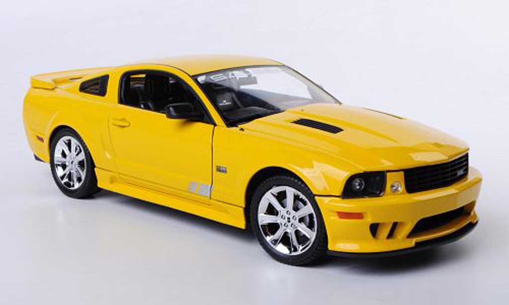 Saleen S281 1/18 Welly E Mustang giallo modellino in miniatura