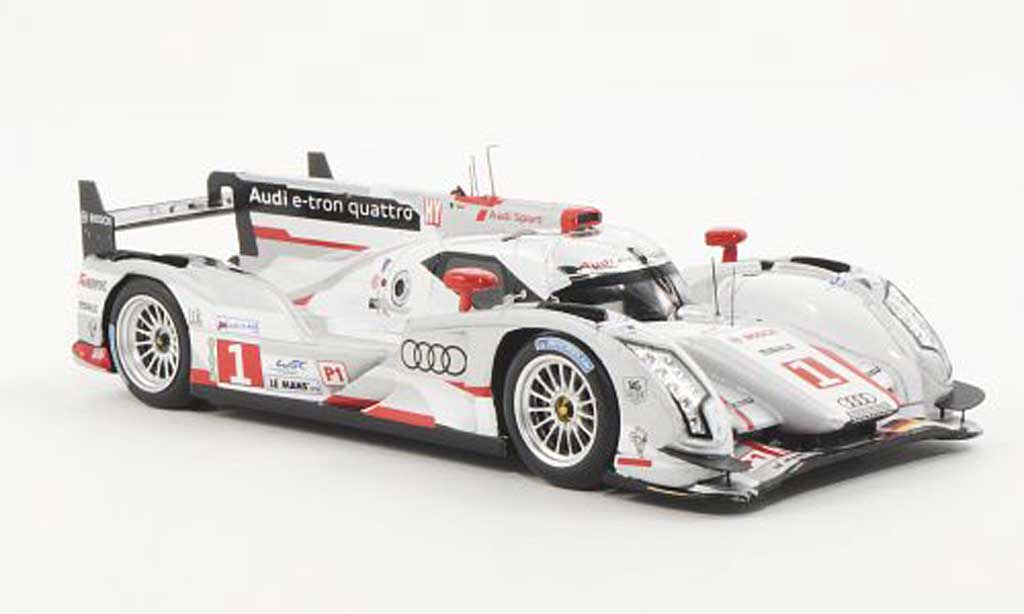 Audi R18 e-tron 1/43 Spark e-tron quattro No.1 Team Joest M.Fassler / A.Lotterer / B.Treluyer 24h Le Mans 2012 modellino in miniatura