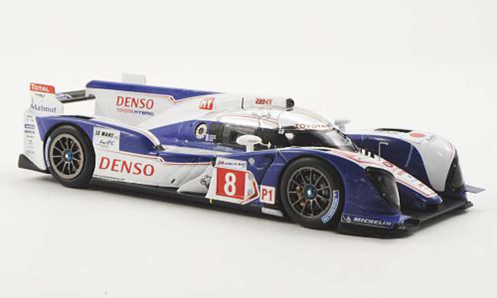 Toyota TS030 1/43 Spark Hybrid No.8 Racing S.Buemi / A.Davidson / S.Sarrazin 24h Le Mans 2012 modellino in miniatura