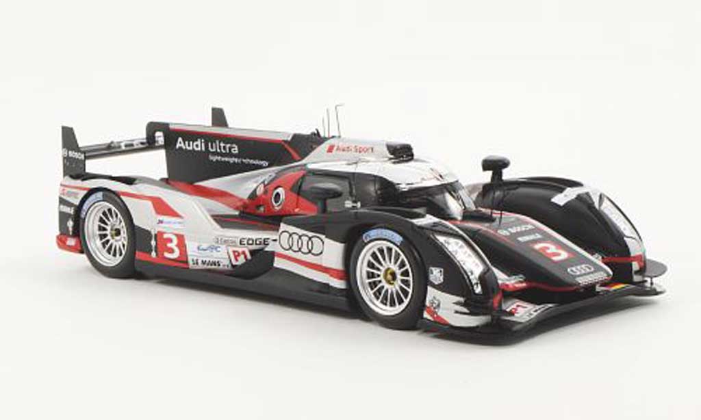 Audi R18 2012 1/43 Spark 2012 ultra No.3 Team Joest M.Gene / R.Dumas / L.Duval 24h Le Mans 2012 modellino in miniatura