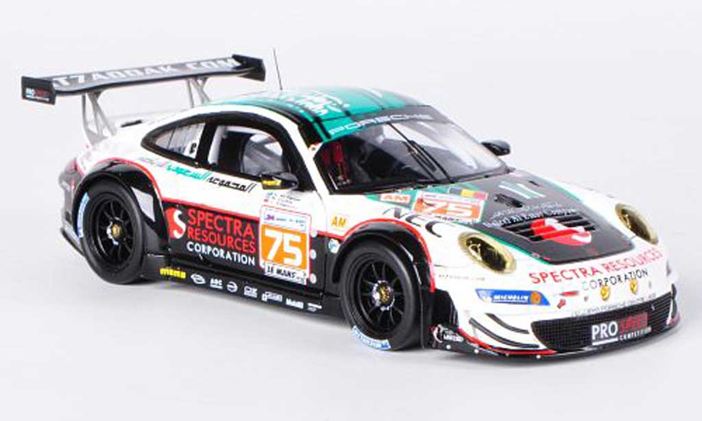 Porsche 997 GT3 RSR 1/43 Spark GT3 RSR 2012 No.75 Prospeed Competition A.Al-Faisal / B.Curtis / S.Edwards 24h Le Mans modellino in miniatura