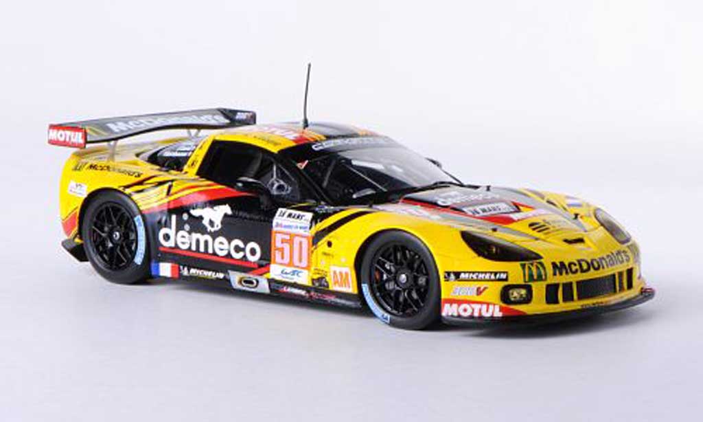 Chevrolet Corvette C6 1/43 Spark C6 C6 ZR1 No.50 Larbre Competition 24h Le Mans 2012 P.Bornhauser/J.Canal/P.Lamy modellino in miniatura