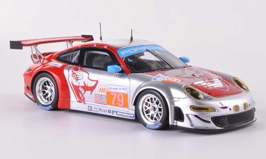 Porsche 997 GT3 RSR 1/43 Spark GT3 RSR 2012 No.79 Flying Lizard Motorsports P.Pilet / S.Neiman / S.Pumpelly 24h Le Mans modellino in miniatura