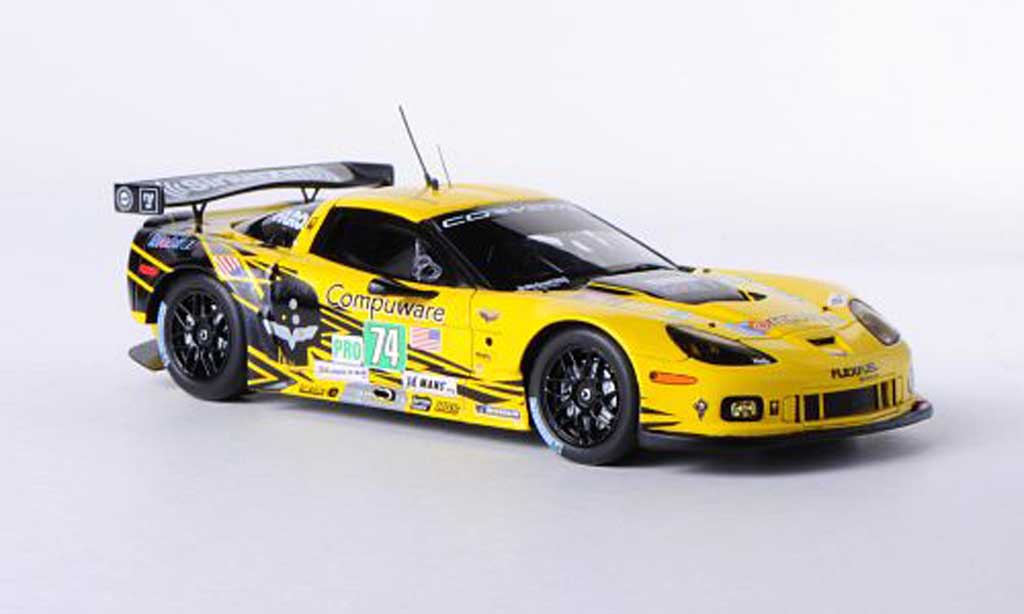 Chevrolet Corvette C6 1/43 Spark C6 C6 ZR1 No.74 Racing 24h Le Mans 2012 O.Gavin/T.Milner/R.Westbrook modellino in miniatura