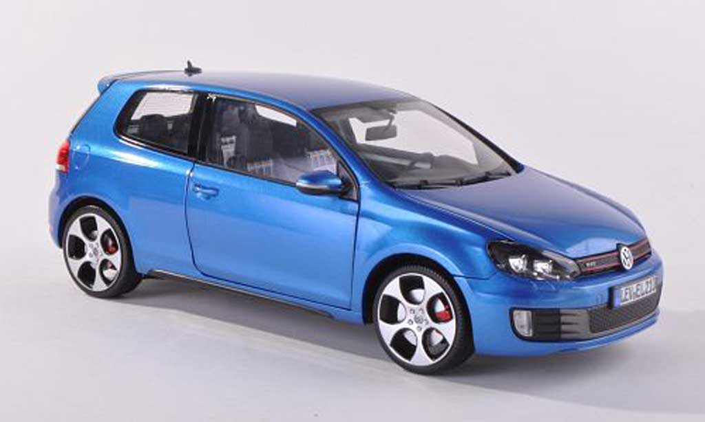 Volkswagen Golf VI GTI 1/43 Norev VI GTI blu 2009 modellino in miniatura