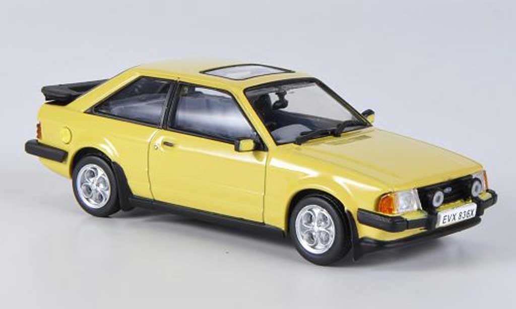 Ford Escort MK3 1/43 Vitesse MK3 XR3 giallo 1981 modellino in miniatura