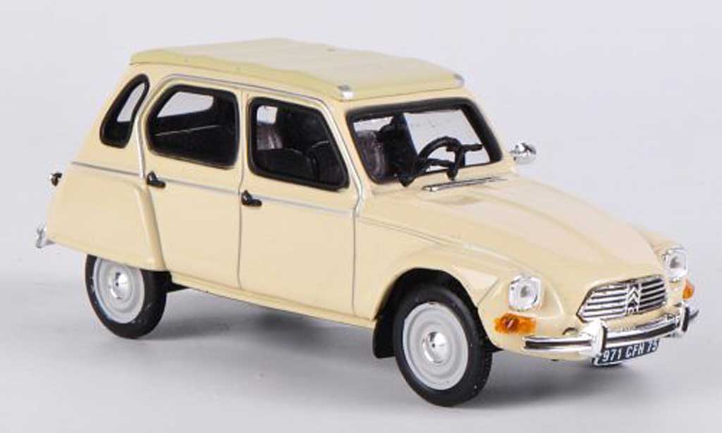 Citroen Dyane 1/43 Vitesse 6 beige modellino in miniatura
