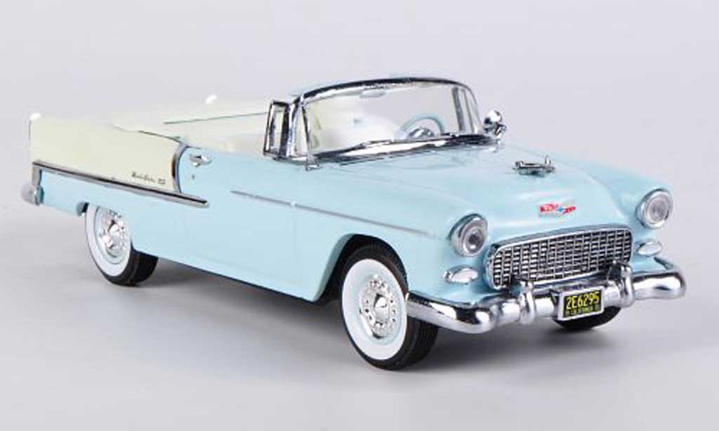 Chevrolet Bel Air 1955 1/43 Vitesse 1955 Convertibile blu modellino in miniatura