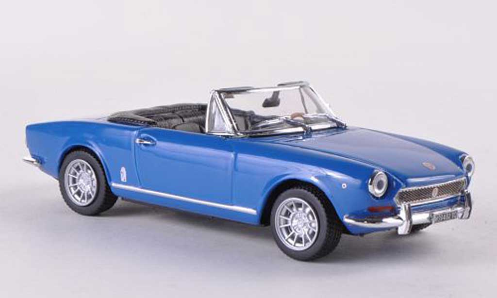 Fiat 124 Spider 1/43 Vitesse Spider BS blu 1970 modellino in miniatura