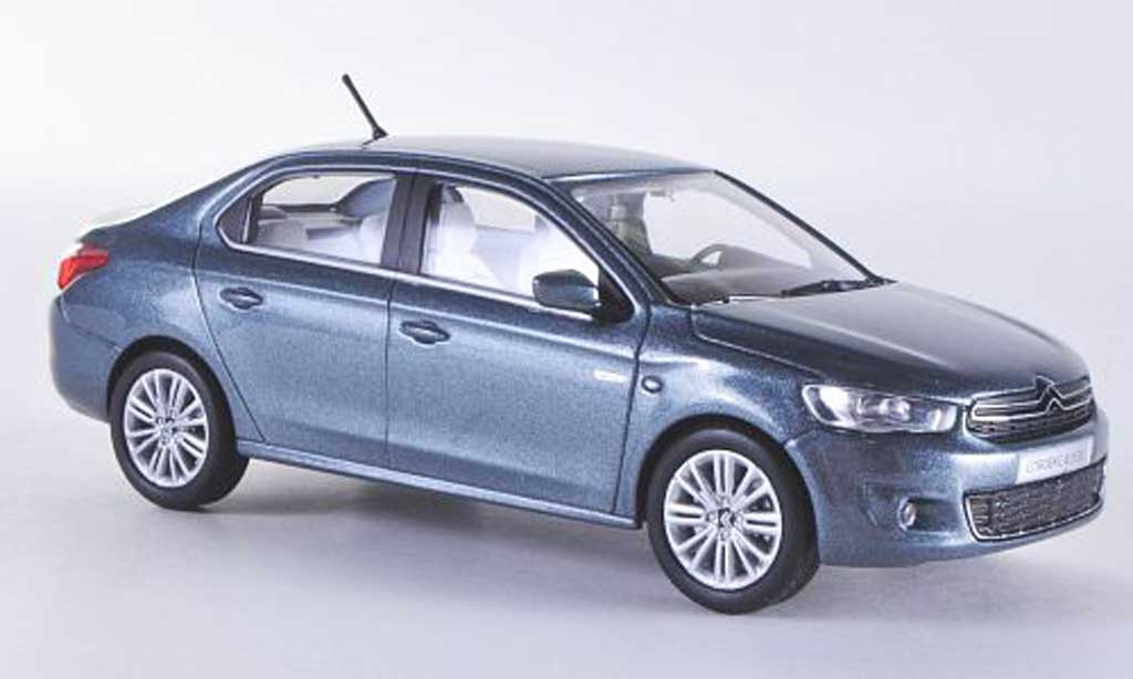 Citroen C Elysee 1/43 Norev Elysee grigio 2012 modellino in miniatura