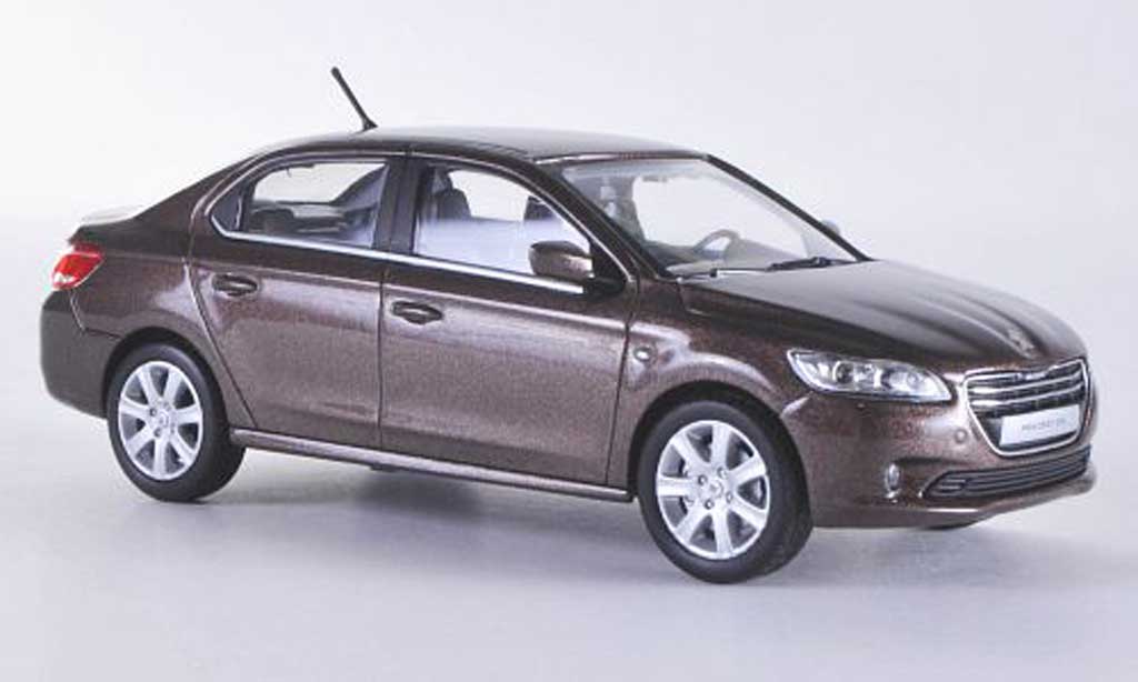 Peugeot 301 1/43 Norev marroneee 2012 modellino in miniatura