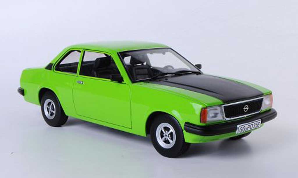 Opel Ascona B 1/18 Sun Star B SR grun/nero modellino in miniatura