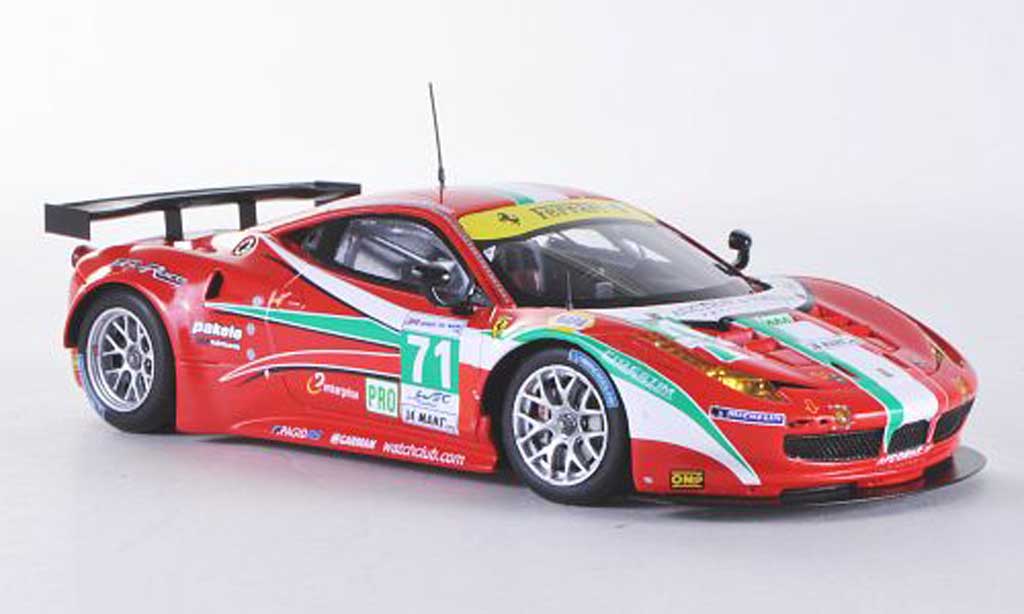 Ferrari 458 Italia GT2 1/43 Fujimi Italia GT2 No.71 AF Corse 24h Le Mans 2012 modellino in miniatura