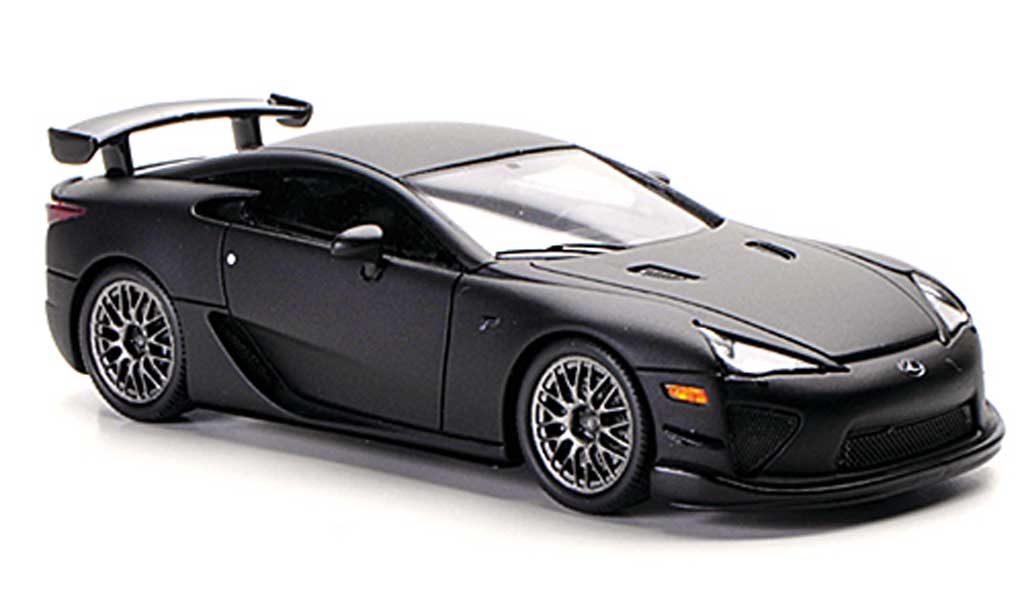 Lexus LFA 1/43 Ebbro Nurburgring Package mattnero modellino in miniatura