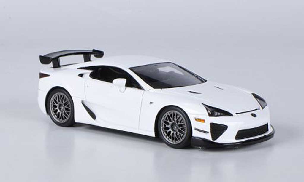 Lexus LFA 1/43 Ebbro bianco Nurburgring Package modellino in miniatura