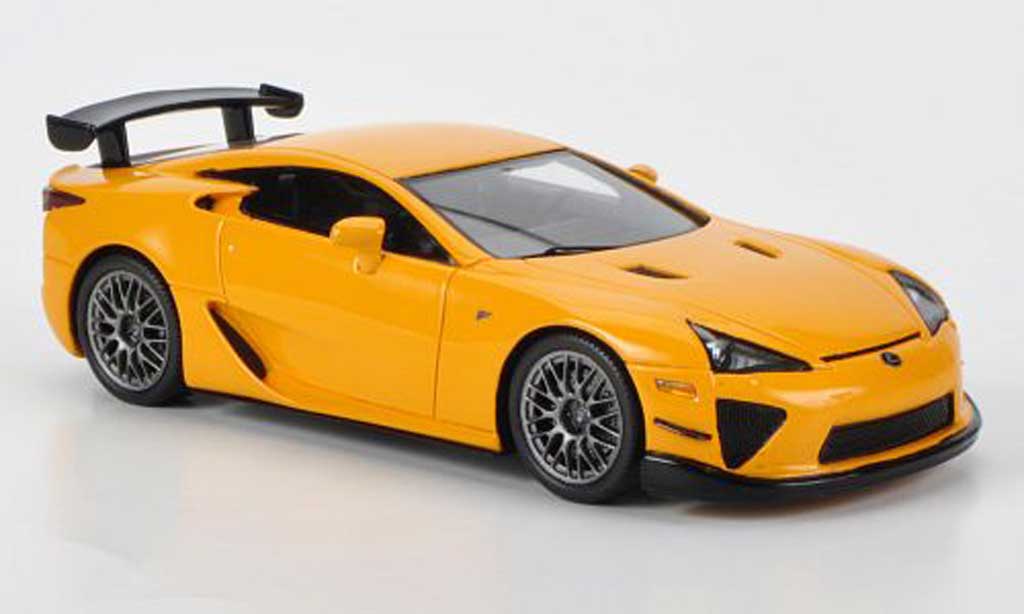 Lexus LFA 1/43 Ebbro Nurburgring Package orange modellino in miniatura