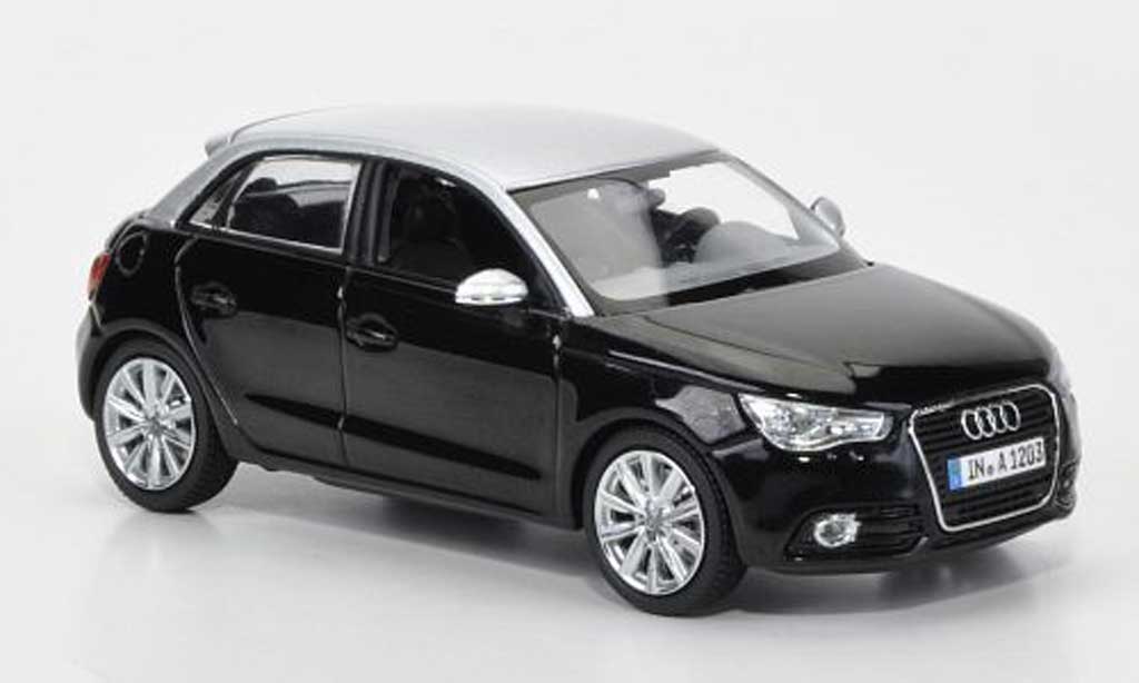 Audi A1 1/43 Kyosho Sportback nero/grigio 2012 modellino in miniatura