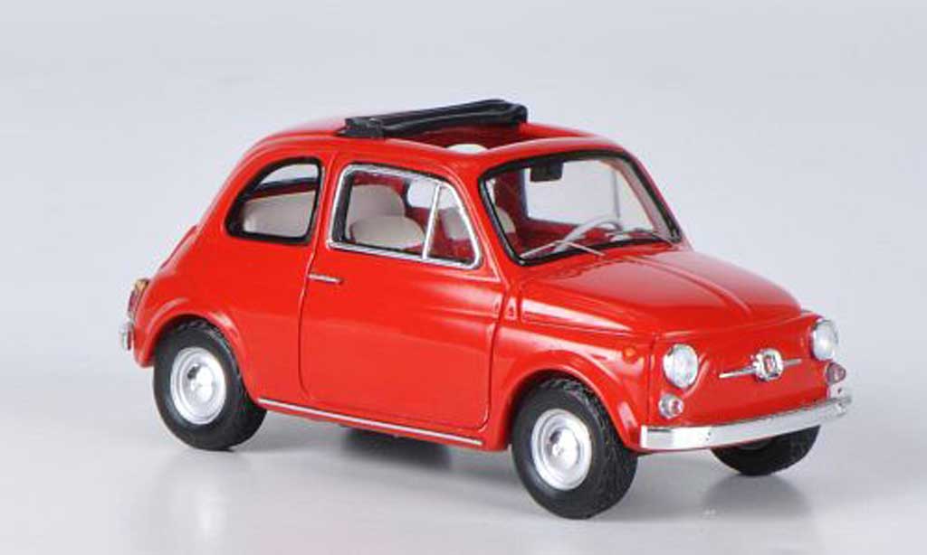 Fiat 500 1/43 Ebbro F rosso 1965 modellino in miniatura