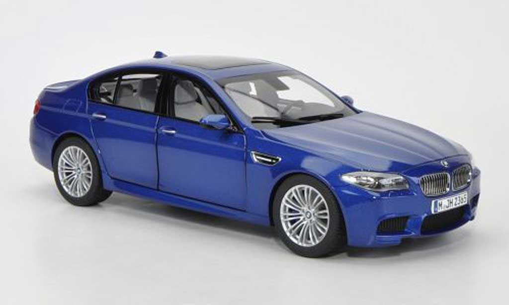 Bmw M5 F10 1/18 Paragon F10 blu 2012 modellino in miniatura