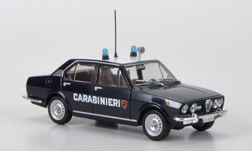 Alfa Romeo Alfetta 1.8 1/43 Hachette 1.8 Carabinieri 1972 modellino in miniatura