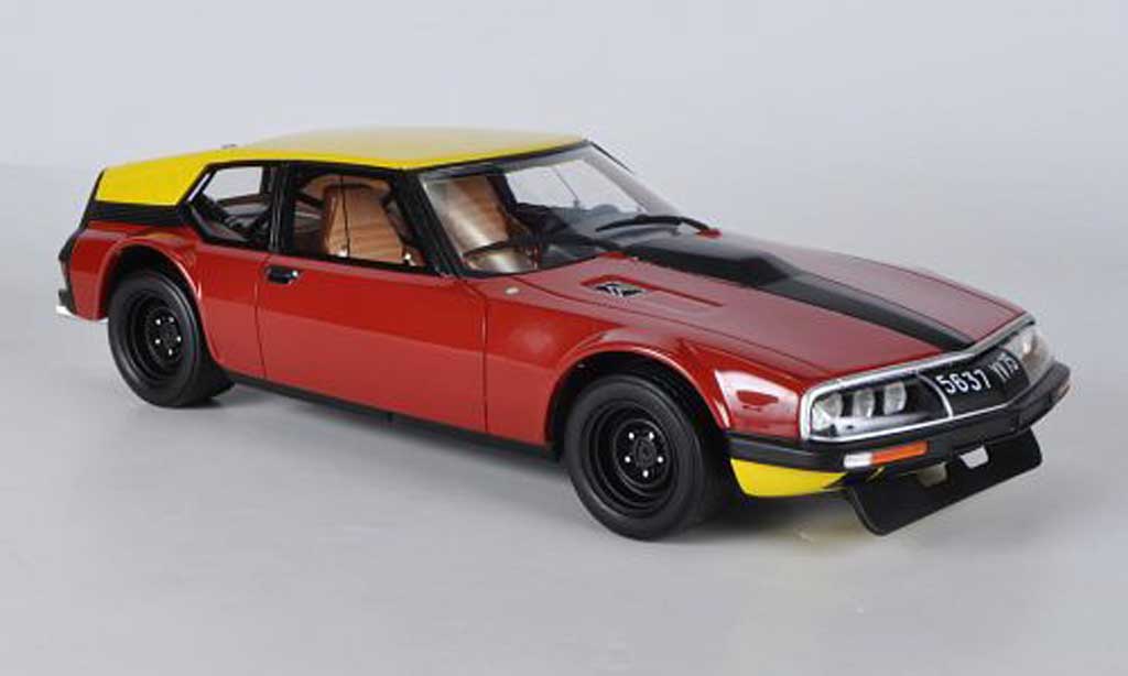 Citroen SM Proto Michelin 1/18 Ottomobile Prossoo Michelin rosso/giallo/matt nero modellino in miniatura