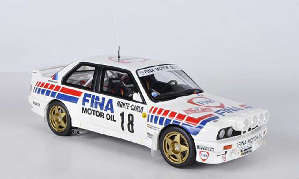 Bmw M3 E30 1/18 Ottomobile E30 Gr.ANo.18FinaM.Duez / A.LopesRally Monte Carlo 1989 modellino in miniatura