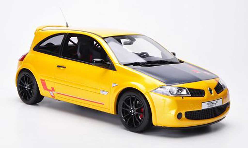 Renault Megane R26R 1/18 Ottomobile R26R giallo/carbon modellino in miniatura