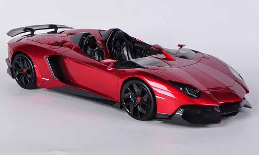 Lamborghini Aventador J 1/18 MR Collection J rosso 2012 modellino in miniatura