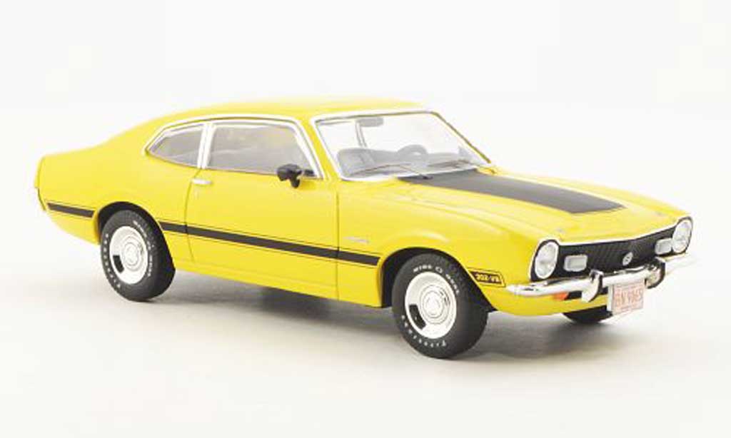 Ford Maverick 1/43 Premium X GT giallo 1974 modellino in miniatura