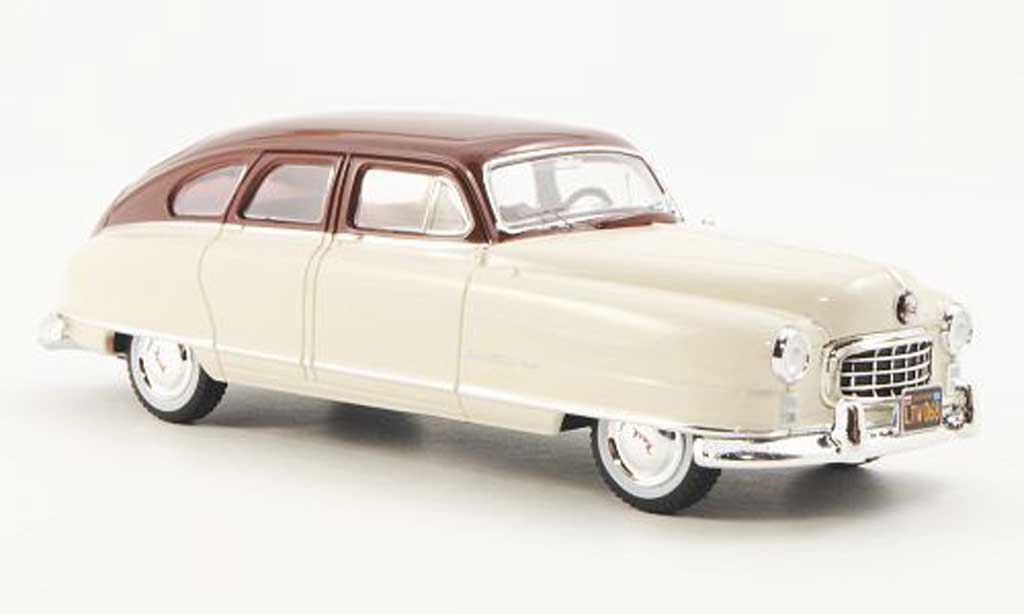 Nash Ambassador 1/43 Premium X 2-farbig beige/rosso 1950 modellino in miniatura