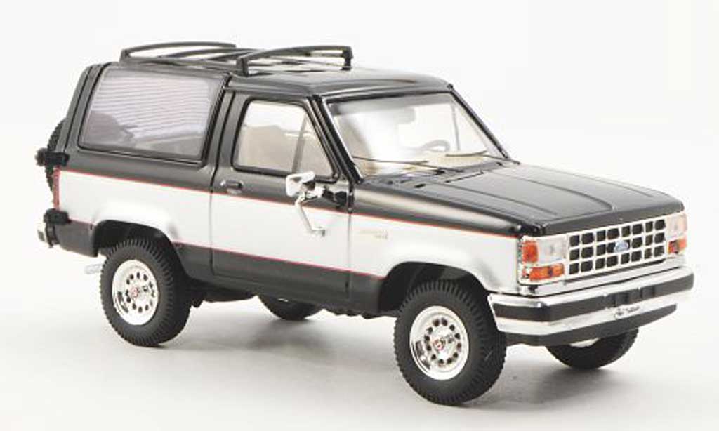 Ford Bronco 1/43 Premium X II nero/grigio 1989 modellino in miniatura