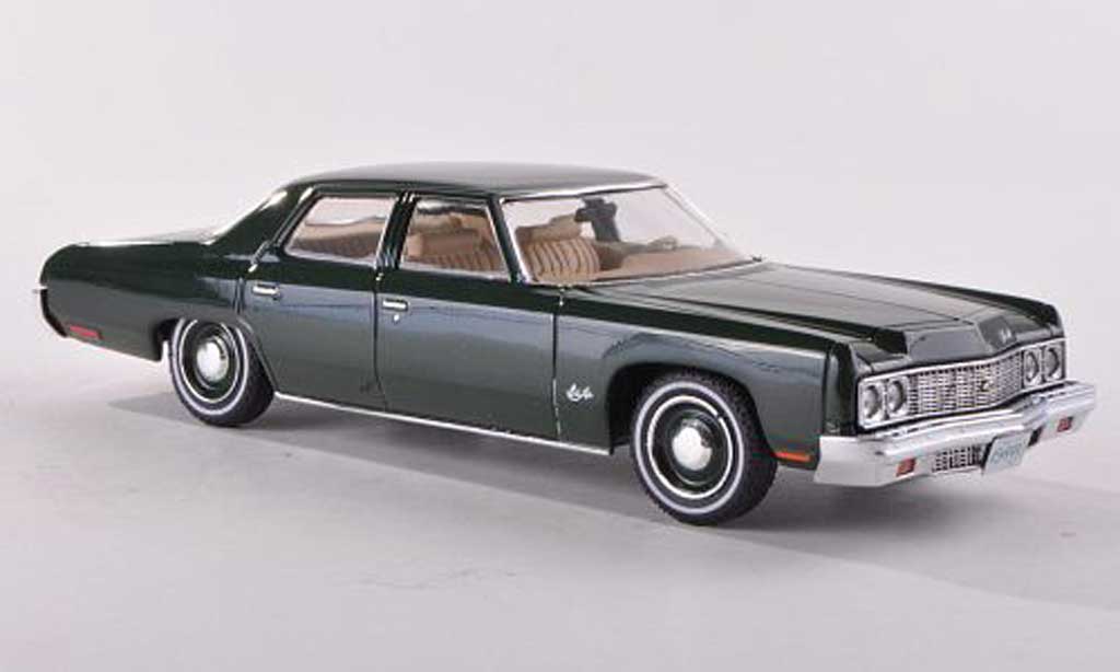 Chevrolet Bel Air 1973 1/18 Premium X 1973 nero-vert modellino in miniatura