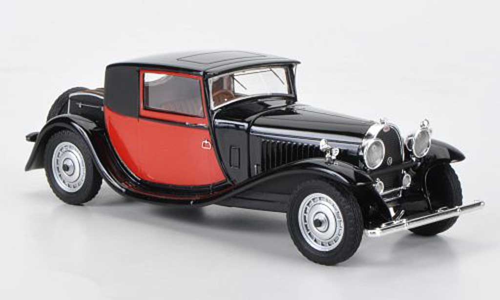 Bugatti 46 1/43 Luxcar Coupe Fiacre nero/rosso 1929 modellino in miniatura