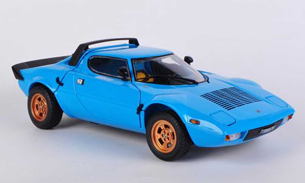 Lancia Stratos 1/18 Sun Star blu 1975 modellino in miniatura