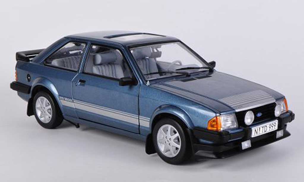 Ford Escort RS 1600 1/18 Sun Star RS 1600 blu 1984 modellino in miniatura