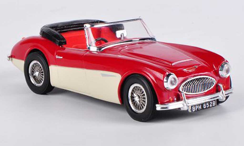 Austin Healey 3000 1/43 Vitesse offen tartan rosso/ivory modellino in miniatura