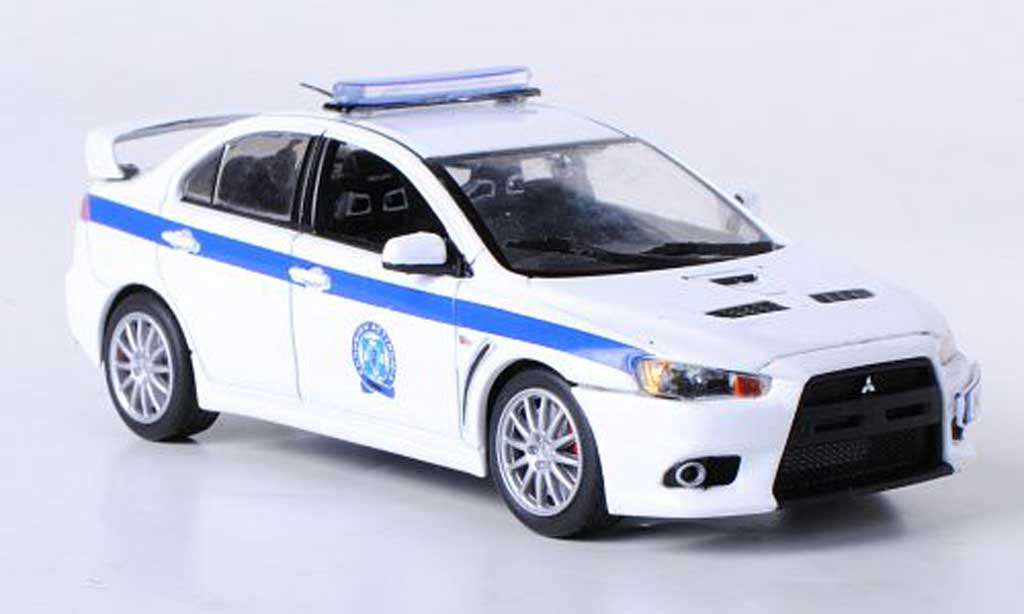 Mitsubishi Lancer Evolution X 1/43 Vitesse Evolution X Polizei Griechenland modellino in miniatura
