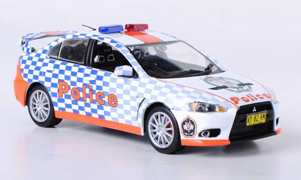 Mitsubishi Lancer Evolution X 1/43 Vitesse Evolution X Polizei Australien modellino in miniatura
