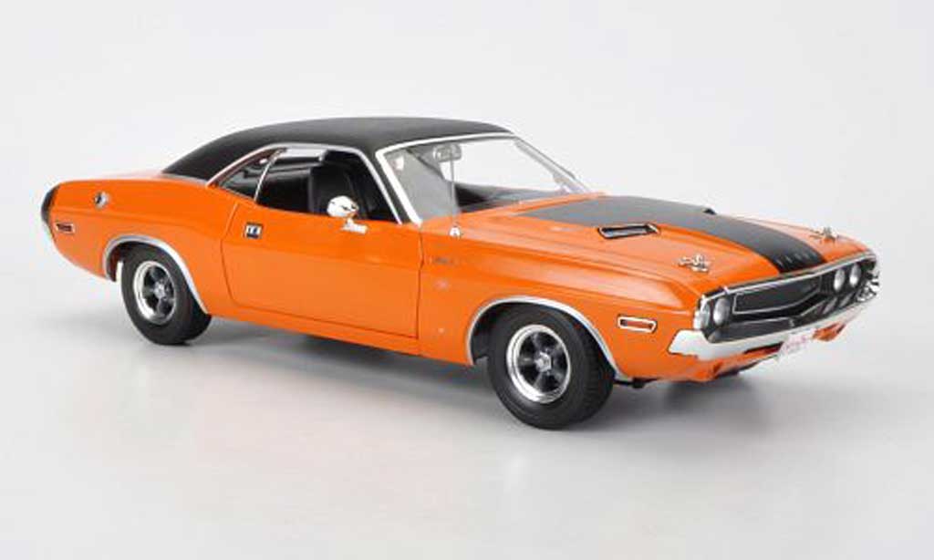 Dodge Challenger 1970 1/18 Greenlight 1970 R/T orange/matt nero Fast & Furious 2 modellino in miniatura