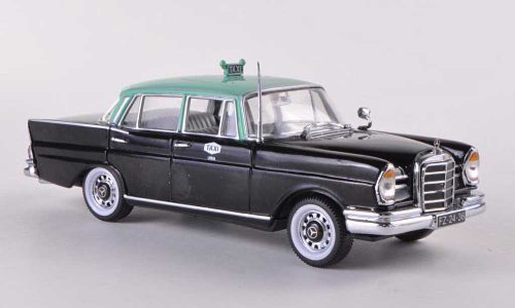 Mercedes 220 SE 1/43 Vitesse SE (W111) Taxi Lissabon (P) nero/grigiogun modellino in miniatura
