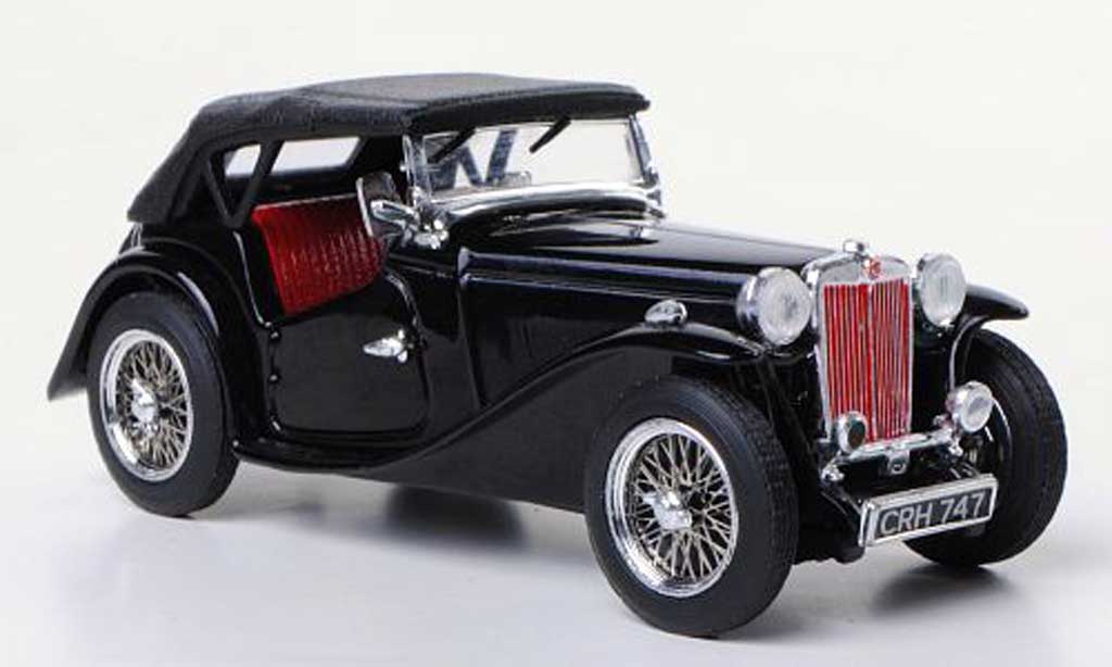 MG TC 1/43 Vitesse nero RHD modellino in miniatura