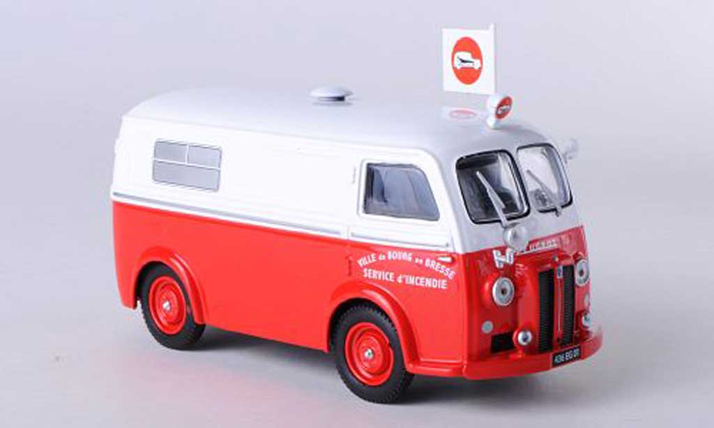 Peugeot D3 1/43 Eligor Ambulance Service d'Incendie - Ville de Bourg en Bresse RTW modellino in miniatura