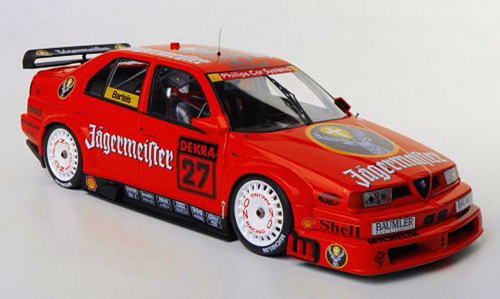 Alfa Romeo 155 1/18 HPI V6 TI No.27 Jagermeister M.Bartels DTM 1994 modellino in miniatura